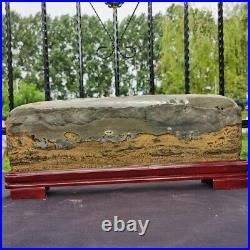 12.96 LB Chinese Painting Stone with Beautiful Pattern Furnishing article