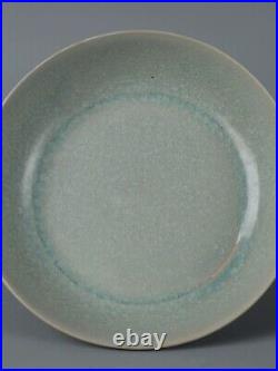 1920s Chinese Antique Crackle Porcelain Plate Collectable Kiln Song Dynasty-Mark
