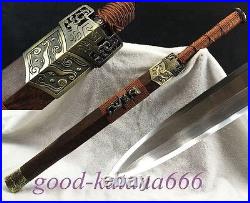 24inch Handmade Chinese Sword Han Jian Pattern Steel Sharp Blade-311