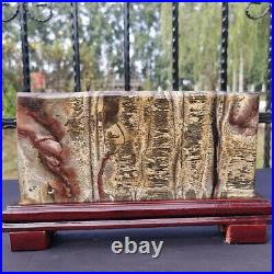 5.08 LB Chinese Painting Stone with Beautiful Pattern Furnishing article W1407