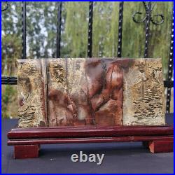 5.08 LB Chinese Painting Stone with Beautiful Pattern Furnishing article W1407