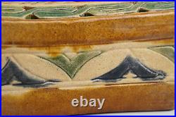 A Fine Collection of Chinese Antique Liao Dy Sancai Pottery Goose Pattern Pillow