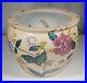 Antique-Asian-Famille-Juane-Fish-Bowl-Floral-Pattern-Hand-Painted-Ceramic-VG-01-fqk