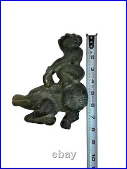 Antique Hongshan Carved Figurine Chinese Asian Art Pig Dragon Jade