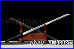 Black Dragon Pattern Scabbard Tang Dynasty Chinese Sword Carbon Steel Sharp
