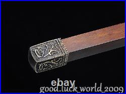 Boutique Chinese Longquan Weapons Double Mace Pattern Steel Copper Fitting #1200