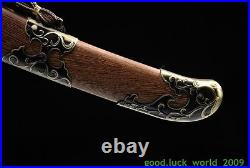 Boutique Chinese Short Sword Qing Dao Broadsword Pattern Steel Razor Sharp Blade