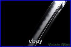 Chinese Boutique Qing Dao Sword Pattern Steel Clay Tempered Full Tang Sharp#4309