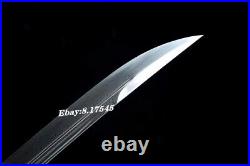 Chinese Broadsword Damascus Steel Sharp Qing Dynasty Saber Cavalry Da Dao Sword