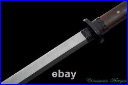 Chinese HuanShou Tang Sword Rotary Forging Pattern Steel Sharp Battle Ready#4125