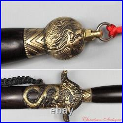 Chinese KUNG-FU Martial Arts Dragon Phoenix Tai-chi Soft Sword Steel Blade #5301