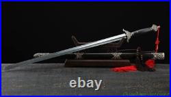 Chinese MeiLanZhuJu TaiJi Sword Martial arts Pattern Steel Ridged Soft Blade6382