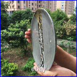 Chinese Painting Stone The plate with Beautiful Pattern Furnishing article 478