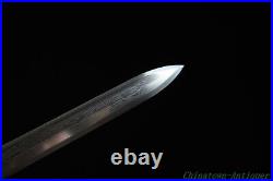 Chinese Sword ChengYing Jian Pattern Steel Octahedral Blade Battle Ready #6358