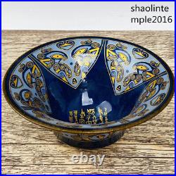 Chinese antiques Song dynasty Porcelain Add color Facial pattern cup Collection
