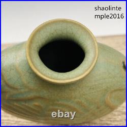 Chinese antiques Song dynasty Ru porcelain phoenix pattern pot Collection