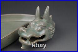 Collection Chinese 12thC AD Song Ru Ware Porcelain Dragon Pattern Brush Washers