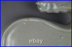 Collection Chinese 12thC AD Song Ru Ware Porcelain Dragon Pattern Brush Washers