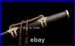 Folded Red Pattern Steel Sharp Chinese TaiChi Sword Tang Dynasty Saber Jian