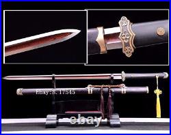 Folded Red Pattern Steel Sharp Chinese TaiChi Sword Tang Dynasty Saber Jian
