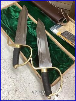 NEW MURASAME Chinese Wing Chun Butterfly Sword Damascus Folded Steel Blade Sharp