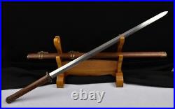 Pattern Steel Sharp Blade Chinese Sword Tachi Tang Dao Chicken Wood Sheath #3918