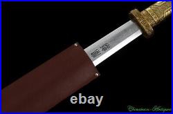 Taoism Phoenix 7-Star XuanKui Sword Pattern Steel Blade Full Tang Sharp #2220