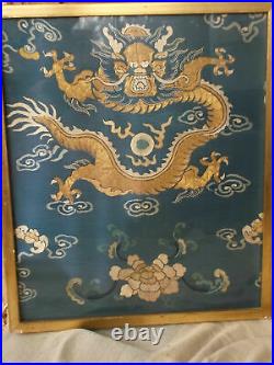 Tapestry Very Antique Japanese Or Chinese Pattern The Dragons