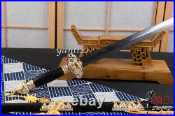 Twelve Chinese Zodiac Signs Folded Steel Jian Straight Double Edge Qing Sword